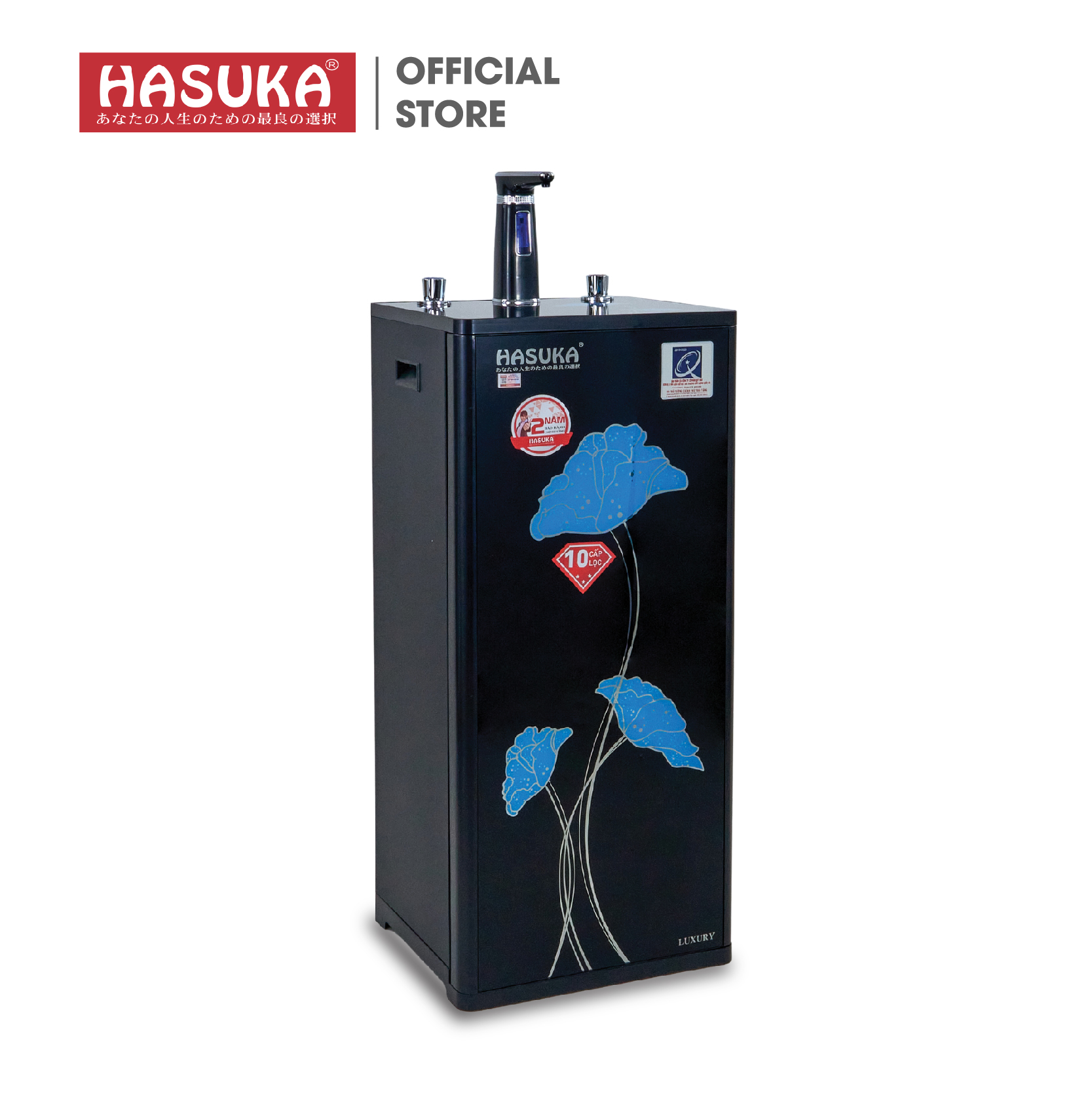 MÁY LỌC NƯỚC RO HASUKA HSK-110 KĐH 2CN TỦ LUXURY